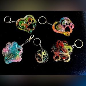 Customizable handmade keychains